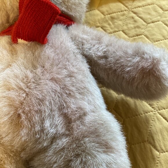 Vintage 1988 Teddy Bear with Winter Scarf from Applause - Picture 5 of 9